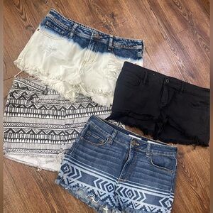 💙Set of 4 Bullhead shorts💙